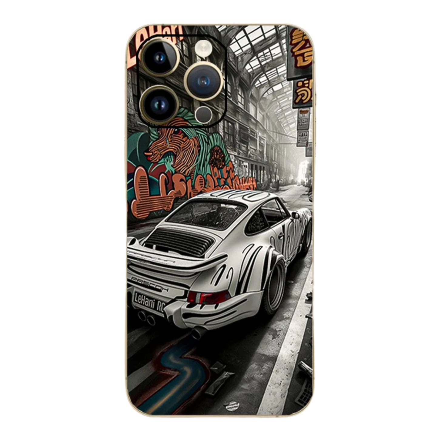 Graffiti Porche Mobile Skin BMG-018