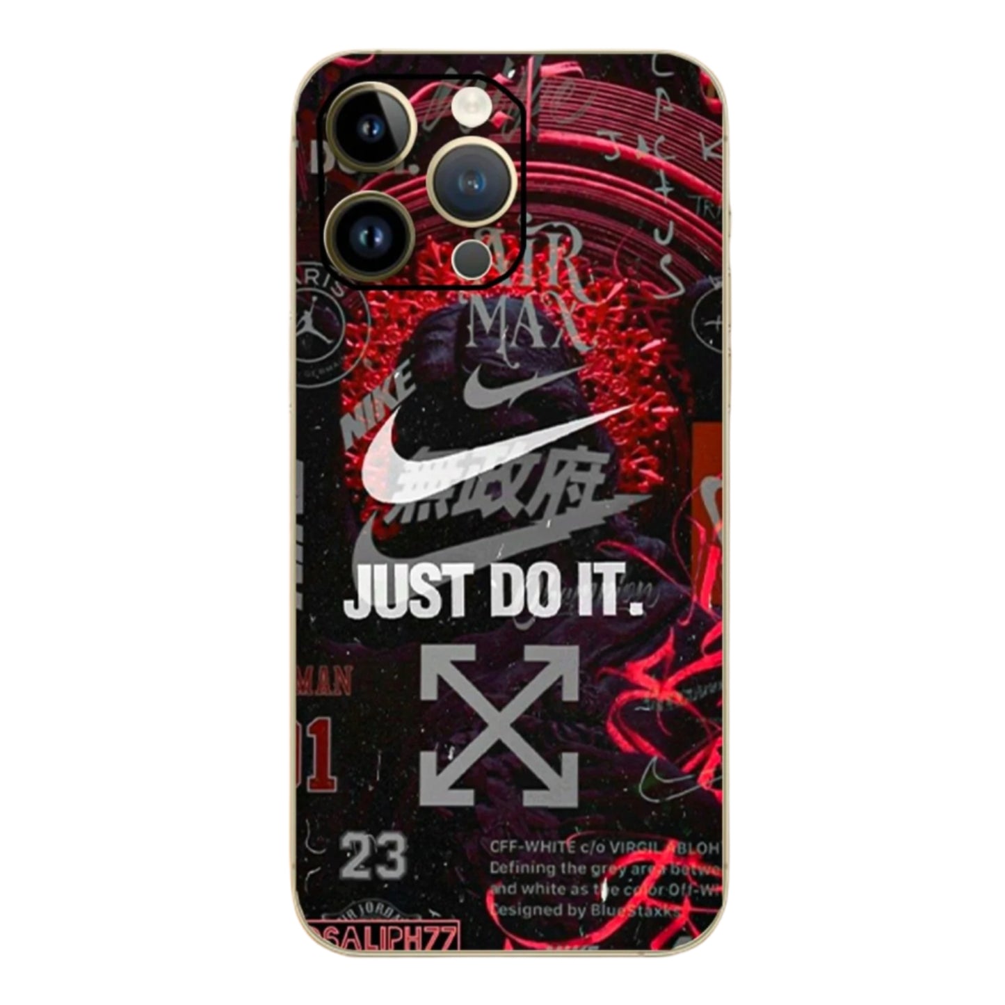 Red Nike Just Do It mobile Skin BMG-024