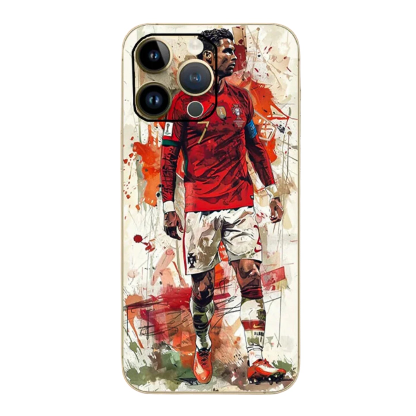 CR7 Red Mobile Skin BMG-007