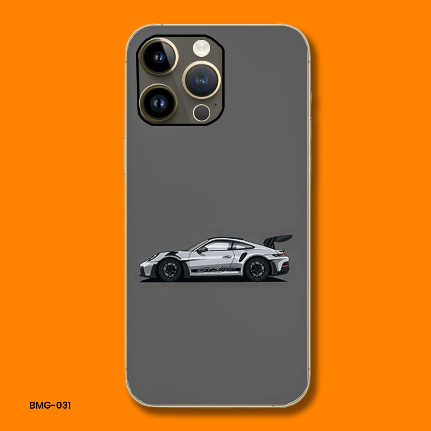 Porche 911 GTR Grey Mobile Skin BMG-031