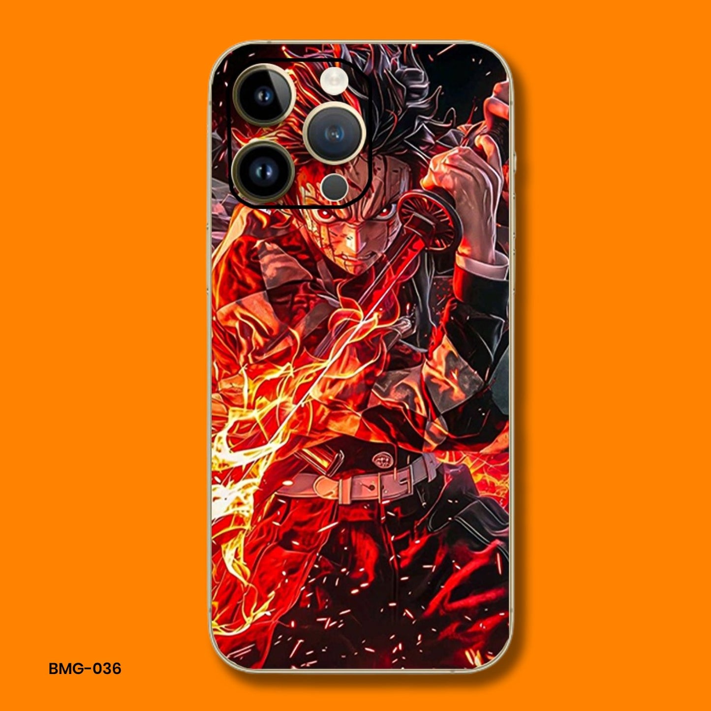 Demon slayer Tanjiro - Mobile Skin BMG-036