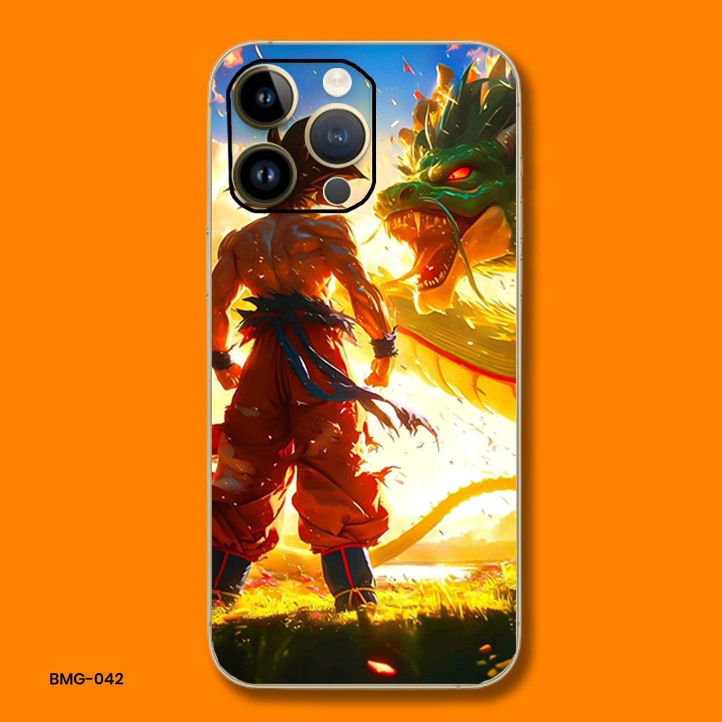 Goku and Dragon Mobile Skin BMG-042